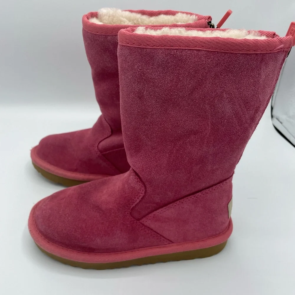 UGG Lil Sunshine Pink Zip Up‎ Boots NWOT